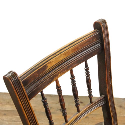 fig 2. Four Antique Kitchen Chairs
