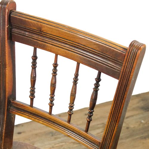 fig 3. Four Antique Kitchen Chairs

