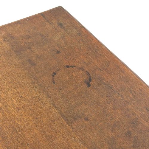 ANTIQUE 18TH CENTURY OAK LOWBOY SIDE TABLE - ADDITIONAL PHOTO 6