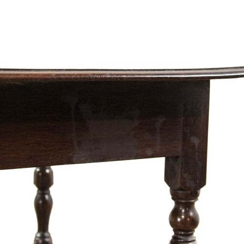ANTIQUE 18TH CENTURY OAK LOWBOY SIDE TABLE - ADDITIONAL PHOTO 10