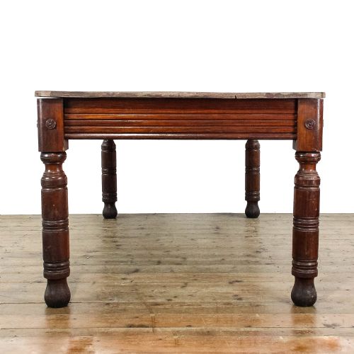 fig 2. Large Antique Kitchen Table