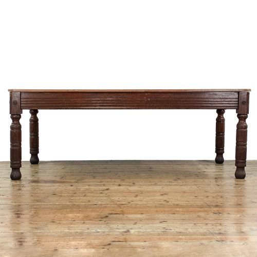 fig 3. Large Antique Kitchen Table