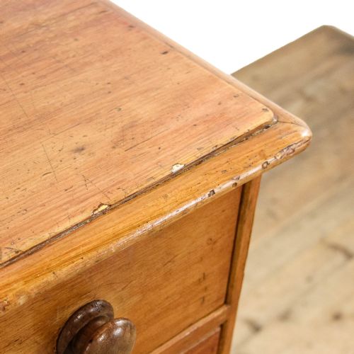 ANTIQUE VICTORIAN PINE CHEST OF DRAWERS - ADDITIONAL PHOTO 7