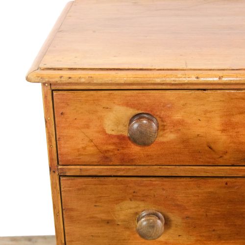 ANTIQUE VICTORIAN PINE CHEST OF DRAWERS - ADDITIONAL PHOTO 8