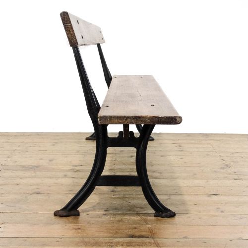 fig 2. Antique Pine Railway Bench
