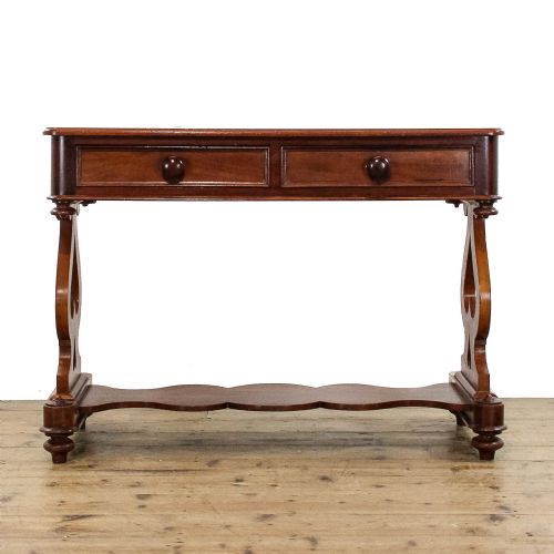 fig 1. Antique Victorian Mahogany Writing Desk