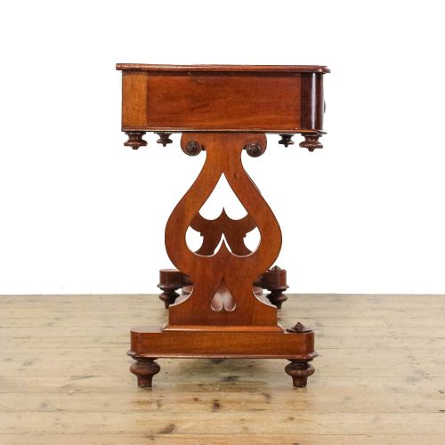fig 2. Antique Victorian Mahogany Writing Desk