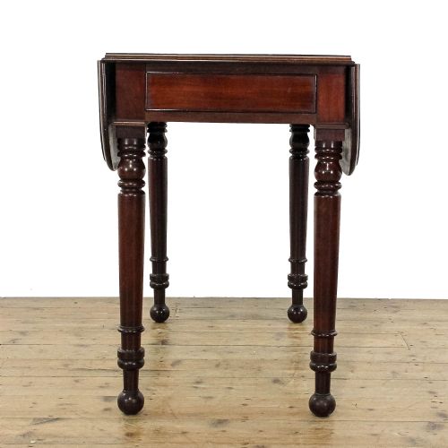 ANTIQUE 19TH CENTURY PEMBROKE TABLE - ADDITIONAL PHOTO 1