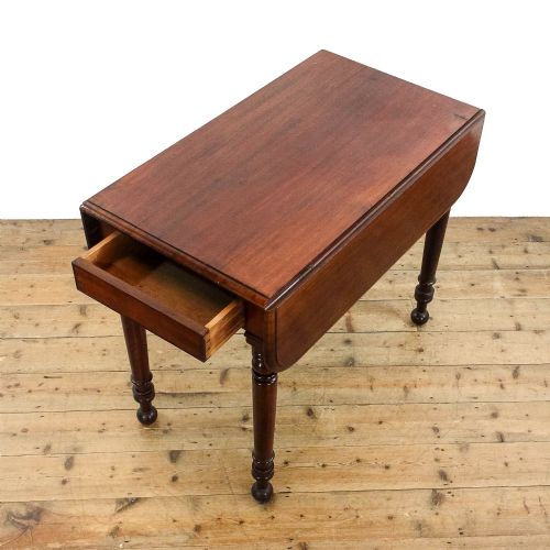 ANTIQUE 19TH CENTURY PEMBROKE TABLE - ADDITIONAL PHOTO 5