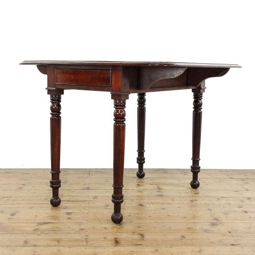ANTIQUE 19TH CENTURY PEMBROKE TABLE - ADDITIONAL PHOTO 6