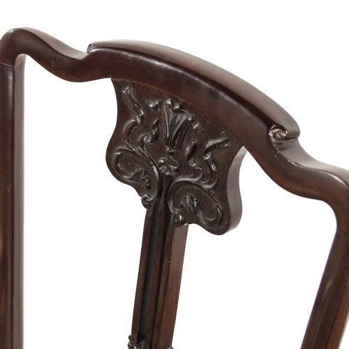 SIX ANTIQUE MAHOGANY DINING CHAIRS - ADDITIONAL PHOTO 7