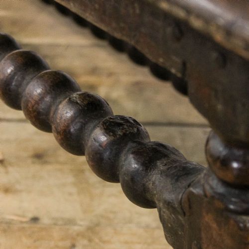 ANTIQUE 18TH CENTURY BOBBIN OAK ARMCHAIR - ADDITIONAL PHOTO 8