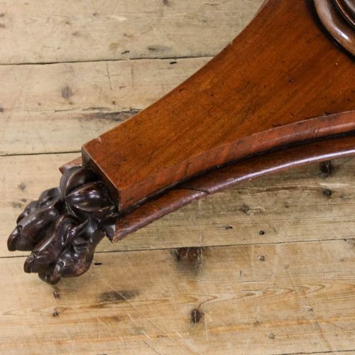 fig 2. Antique Mahogany Tilt Top Centre Table
