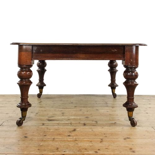 ANTIQUE VICTORIAN OAK DINING TABLE - ADDITIONAL PHOTO 3