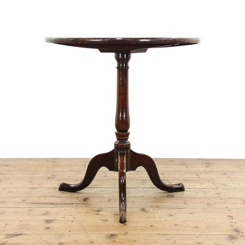 fig 2. Antique 19th Century Mahogany Tilt Top Table
