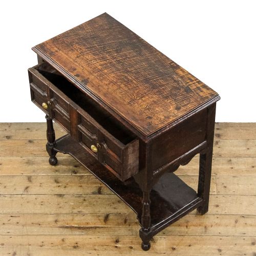 fig 3. Antique Jacobean Oak Side Table
