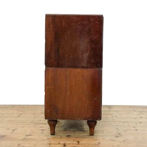 fig 3. Antique 19th Century Mahogany Campaign Chest of Drawers