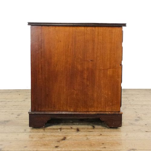 fig 2. Antique Edwardian Mahogany Kneehole Desk
