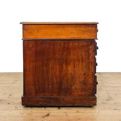 fig 2. Antique Mahogany Pedestal Desk
