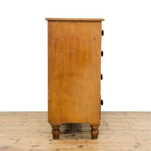 fig 1. Antique Victorian Scumbled Pine Chest of Drawers
