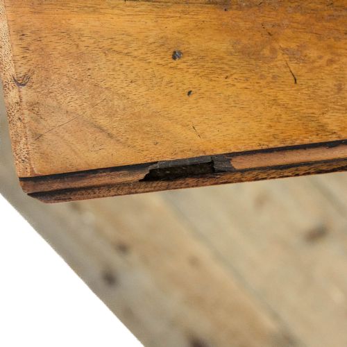 ANTIQUE LATE 19TH CENTURY GOTHIC REVIVAL WALNUT SUTHERLAND TABLE - ADDITIONAL PHOTO 9