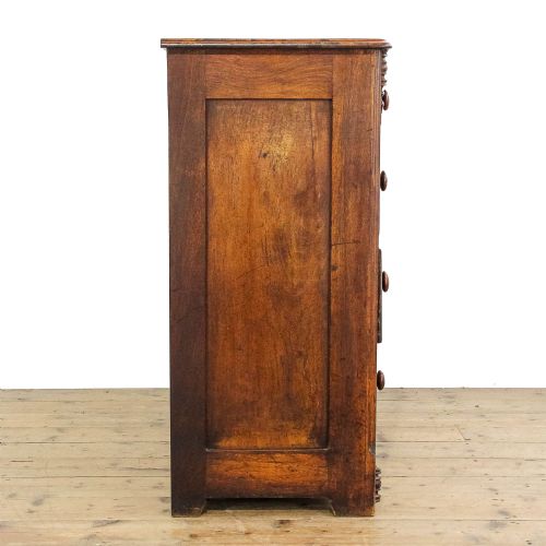 fig 1. Antique Victorian Mahogany Chest of Drawers
