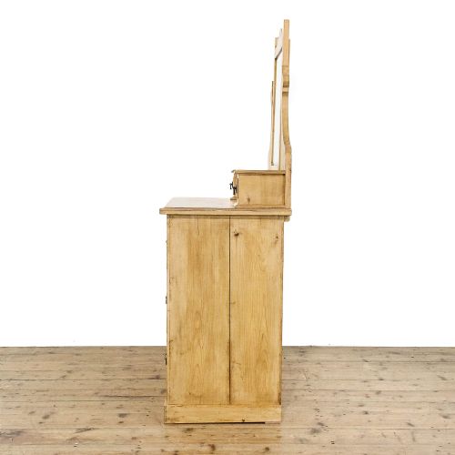 fig 1. Antique Pine Dressing Table Chest of Drawers