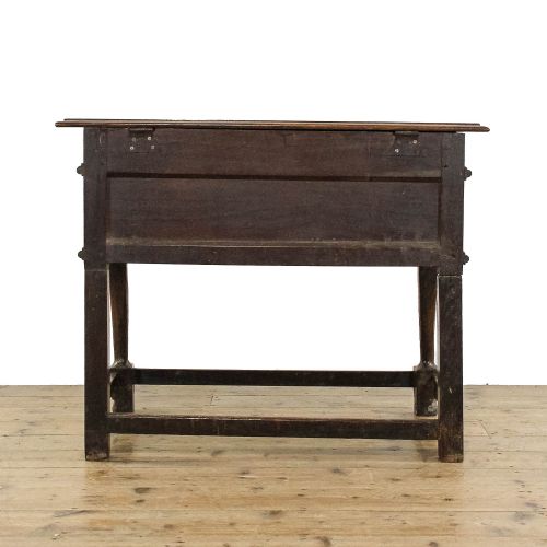fig 2. Antique Early 18th Century Oak Side Table
