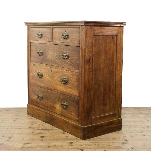 fig 1. Antique Edwardian Ash Chest of Drawers