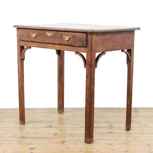 fig 1. Small Antique Georgian Oak Side Table