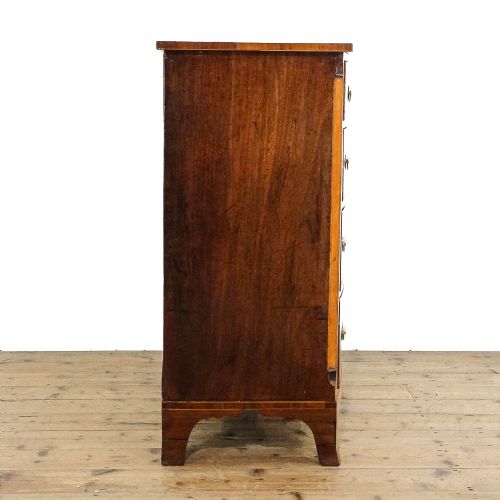 fig 2. Antique 19th Century Mahogany Bow Front Chest of Drawers
