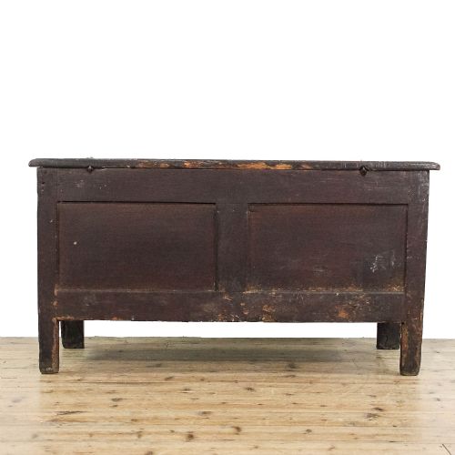 fig 3. Antique Carved Oak Coffer