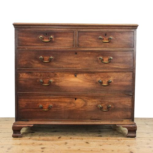 fig 1. Antique Georgian Mahogany Chest of Drawers