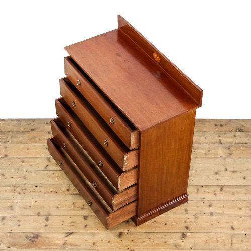 ANTIQUE SATINWOOD CHEST OF DRAWERS - ADDITIONAL PHOTO 5