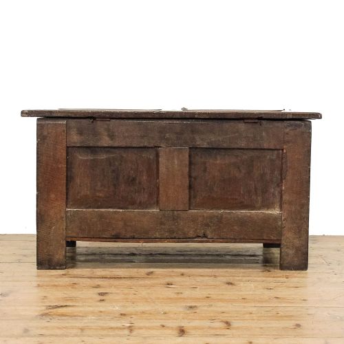 fig 3. Antique 18th Century Oak Coffer
