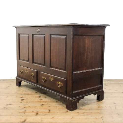 fig 1. Antique Georgian Oak Mule Chest