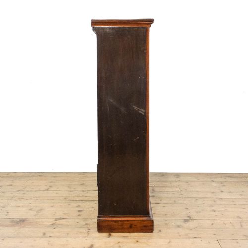 fig 1. Antique Late Victorian Mahogany Open Bookcase