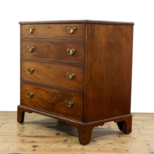 fig 1. Antique 19th Century Mahogany Chest of Drawers