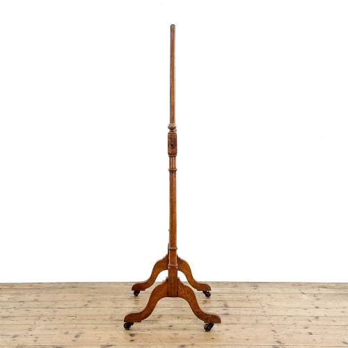 fig 1. Antique Early 20th Century Golden Oak Cheval Mirror