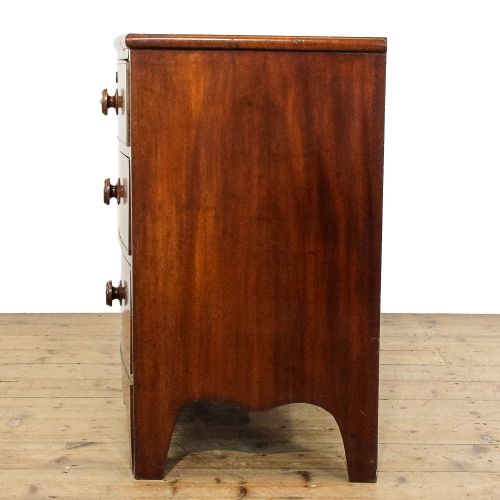 fig 2. Antique Victorian Mahogany Bow Front Chest of Drawers