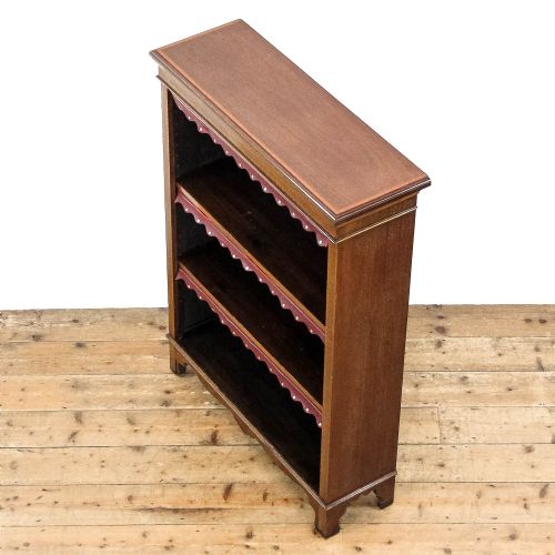 ANTIQUE VICTORIAN MAHOGANY BOOKCASE - ADDITIONAL PHOTO 4