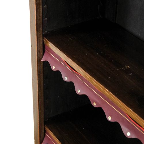 ANTIQUE VICTORIAN MAHOGANY BOOKCASE - ADDITIONAL PHOTO 5