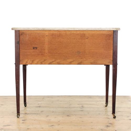 fig 2. Antique Edwardian Washstand with Marble Top