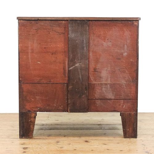 fig 2. Antique Mahogany Bow Front Chest of Drawers