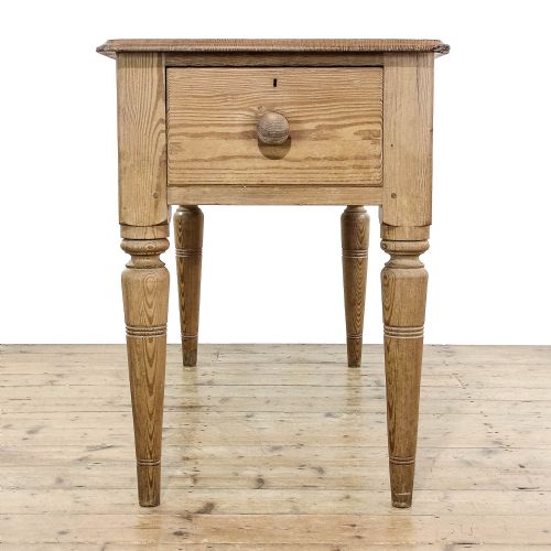 fig 1. Antique Pine Side Table 

