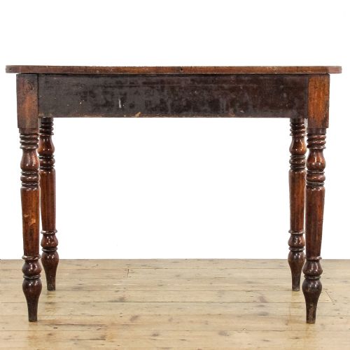 fig 2. Antique 19th Century Mahogany Side Table