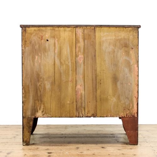 fig 2. Antique 19th Century Mahogany Bow Front Chest of Drawers