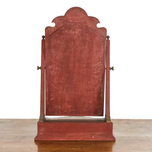 fig 2. Antique Red Lacquered Dressing Table Mirror