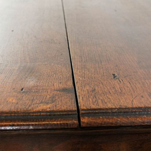ANTIQUE 18TH CENTURY OAK MULE CHEST - ADDITIONAL PHOTO 7
