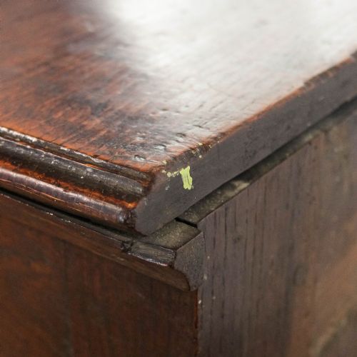 ANTIQUE 18TH CENTURY OAK MULE CHEST - ADDITIONAL PHOTO 10